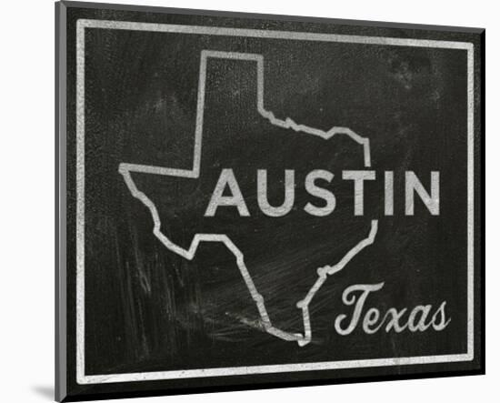 Austin, Texas-John Golden-Mounted Giclee Print