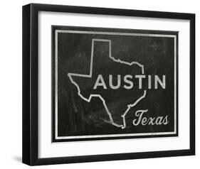 Austin, Texas-John Golden-Framed Giclee Print