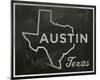 Austin, Texas-John W^ Golden-Mounted Art Print