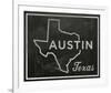 Austin, Texas-John W^ Golden-Framed Art Print