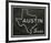 Austin, Texas-John W^ Golden-Framed Art Print