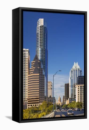 Austin, Texas.-Jon Hicks-Framed Stretched Canvas