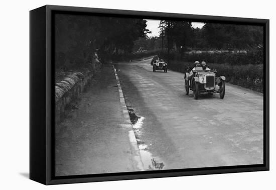 Austin Ulsters of SV Holbrook and Archie Frazer-Nash, RAC TT Race, Ards Circuit, Belfast, 1929-Bill Brunell-Framed Stretched Canvas