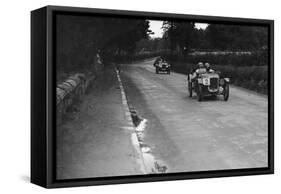 Austin Ulsters of SV Holbrook and Archie Frazer-Nash, RAC TT Race, Ards Circuit, Belfast, 1929-Bill Brunell-Framed Stretched Canvas