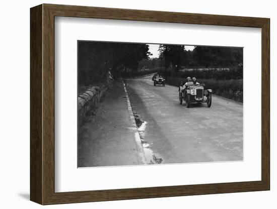 Austin Ulsters of SV Holbrook and Archie Frazer-Nash, RAC TT Race, Ards Circuit, Belfast, 1929-Bill Brunell-Framed Photographic Print