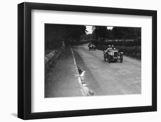 Austin Ulsters of SV Holbrook and Archie Frazer-Nash, RAC TT Race, Ards Circuit, Belfast, 1929-Bill Brunell-Framed Photographic Print