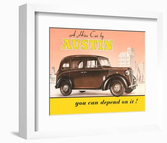 Austin - you Can Depend on it-null-Framed Art Print