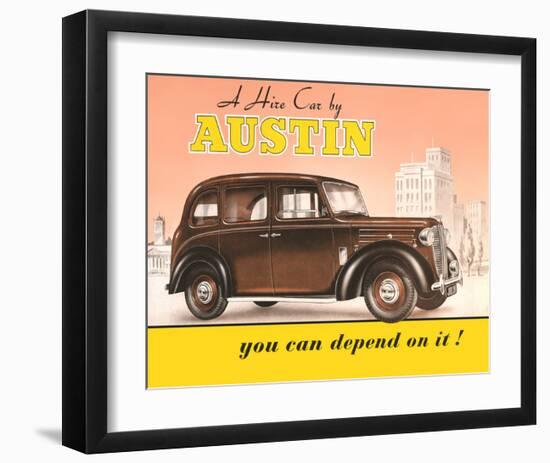 Austin - you Can Depend on it-null-Framed Art Print