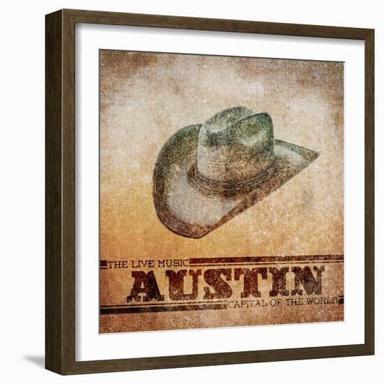 Austin-null-Framed Art Print