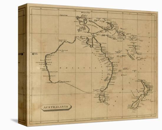 Australasia, c.1812-Aaron Arrowsmith-Stretched Canvas