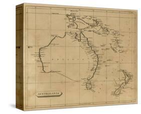 Australasia, c.1812-Aaron Arrowsmith-Stretched Canvas