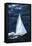 Australia 11 Sailing in America's Cup-null-Framed Stretched Canvas