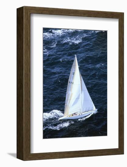 Australia 11 Sailing in America's Cup-null-Framed Photographic Print