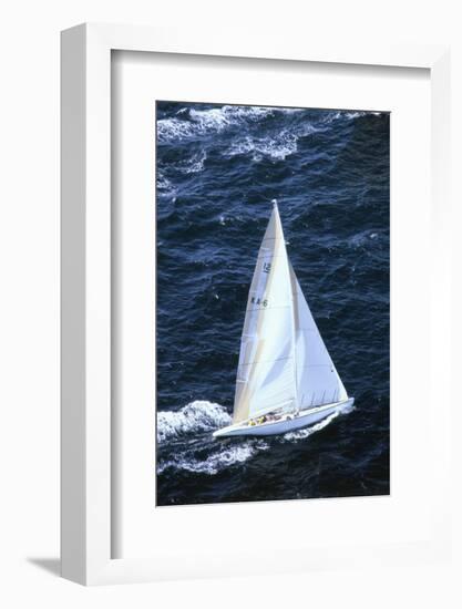 Australia 11 Sailing in America's Cup-null-Framed Photographic Print