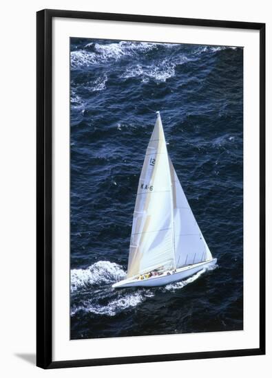 Australia 11 Sailing in America's Cup-null-Framed Photographic Print