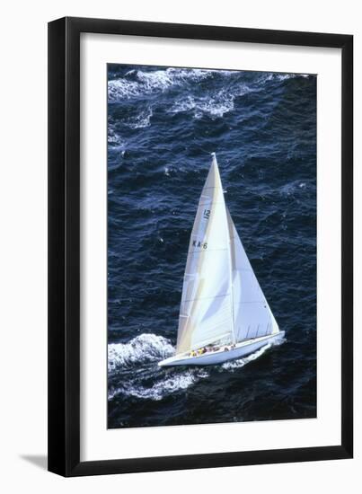 Australia 11 Sailing in America's Cup-null-Framed Photographic Print