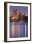 Australia, Adelaide, Skyline from Torrens Lake, Daytime, Dusk-Walter Bibikow-Framed Photographic Print