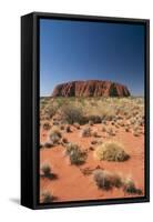 Australia Ayers Rock, Uluru National Park-null-Framed Stretched Canvas