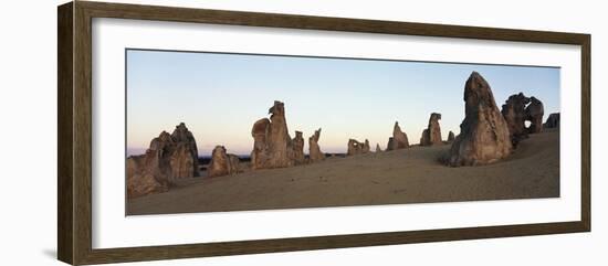 Australia, Cervantes, View of Pinnacle Desert in Nambung National Park at Sunrise-Paul Souders-Framed Photographic Print
