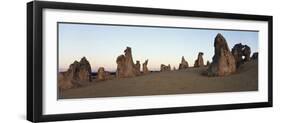 Australia, Cervantes, View of Pinnacle Desert in Nambung National Park at Sunrise-Paul Souders-Framed Photographic Print