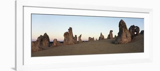 Australia, Cervantes, View of Pinnacle Desert in Nambung National Park at Sunrise-Paul Souders-Framed Photographic Print