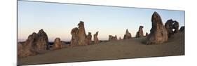 Australia, Cervantes, View of Pinnacle Desert in Nambung National Park at Sunrise-Paul Souders-Mounted Photographic Print