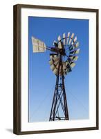 Australia, Clare Valley, Clare, Vineyard Windmill-Walter Bibikow-Framed Photographic Print