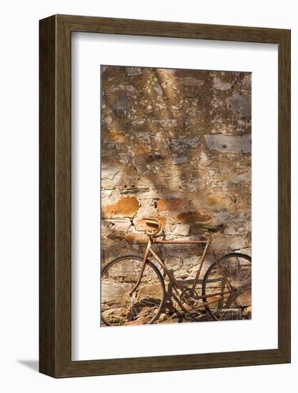 Australia, Clare Valley, Sevenhill, Old Bicycle-Walter Bibikow-Framed Photographic Print