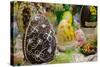 Australia. Easter Display of Decorated Chocolate Eggs and Candy-Cindy Miller Hopkins-Stretched Canvas