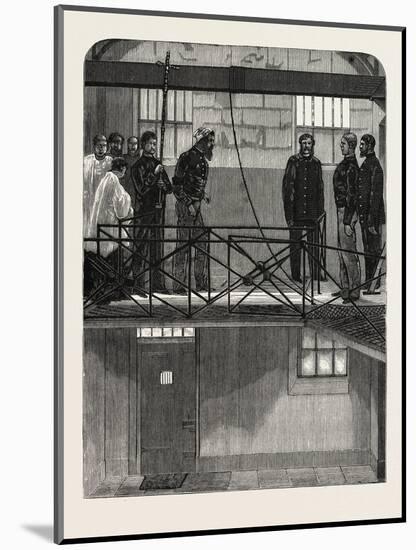 Australia: Execution of Ned Kelly at Melbourne Victoria-null-Mounted Giclee Print