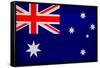 Australia Flag Design with Wood Patterning - Flags of the World Series-Philippe Hugonnard-Framed Stretched Canvas