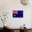 Australia Flag Design with Wood Patterning - Flags of the World Series-Philippe Hugonnard-Art Print displayed on a wall