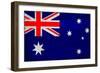 Australia Flag Design with Wood Patterning - Flags of the World Series-Philippe Hugonnard-Framed Art Print