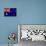 Australia Flag Design with Wood Patterning - Flags of the World Series-Philippe Hugonnard-Mounted Art Print displayed on a wall