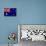 Australia Flag Design with Wood Patterning - Flags of the World Series-Philippe Hugonnard-Stretched Canvas displayed on a wall