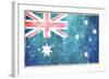 Australia Flag-duallogic-Framed Art Print