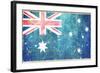 Australia Flag-duallogic-Framed Art Print
