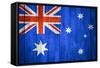 Australia Flag-Miro Novak-Framed Stretched Canvas