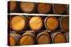 Australia, Fleurieu Peninsula, Mclaren Vale, Wine Barrels-Walter Bibikow-Stretched Canvas