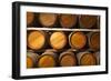 Australia, Fleurieu Peninsula, Mclaren Vale, Wine Barrels-Walter Bibikow-Framed Photographic Print