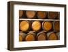 Australia, Fleurieu Peninsula, Mclaren Vale, Wine Barrels-Walter Bibikow-Framed Photographic Print