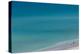 Australia, Fleurieu Peninsula, Port Willunga, Elevated Beach View-Walter Bibikow-Stretched Canvas