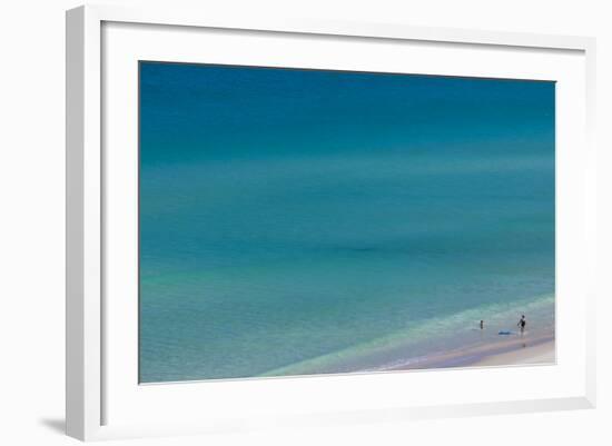 Australia, Fleurieu Peninsula, Port Willunga, Elevated Beach View-Walter Bibikow-Framed Photographic Print