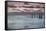 Australia, Fleurieu Peninsula, Port Willunga, Old Jetty, Dusk-Walter Bibikow-Framed Stretched Canvas