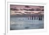 Australia, Fleurieu Peninsula, Port Willunga, Old Jetty, Dusk-Walter Bibikow-Framed Photographic Print