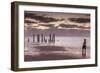 Australia, Fleurieu Peninsula, Port Willunga, Old Jetty, Dusk-Walter Bibikow-Framed Photographic Print