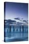 Australia, Fleurieu Peninsula, Port Willunga, Old Jetty, Dusk-Walter Bibikow-Stretched Canvas