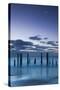 Australia, Fleurieu Peninsula, Port Willunga, Old Jetty, Dusk-Walter Bibikow-Stretched Canvas