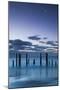 Australia, Fleurieu Peninsula, Port Willunga, Old Jetty, Dusk-Walter Bibikow-Mounted Photographic Print