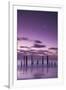 Australia, Fleurieu Peninsula, Port Willunga, Old Jetty, Dusk-Walter Bibikow-Framed Photographic Print